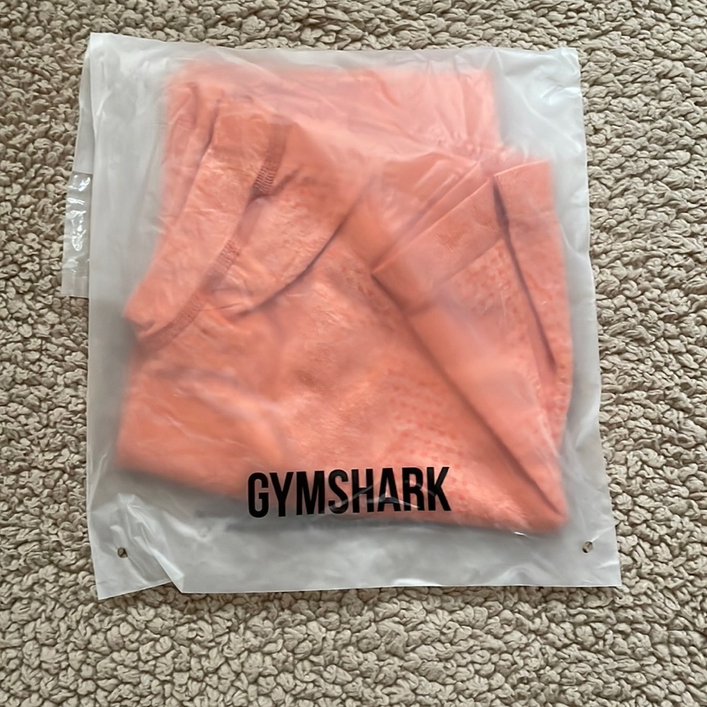 orange compression Gymshark shorts